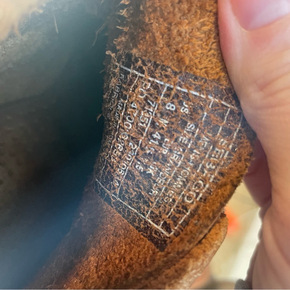 Sebago Chukka Hi Leather Boot Slip On Lace Up Shoe mens 8 brown loafer moccasin - Picture 6 of 8